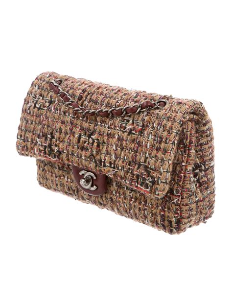 chanel tweed gabrielle bag|Chanel tweed double flap bag.